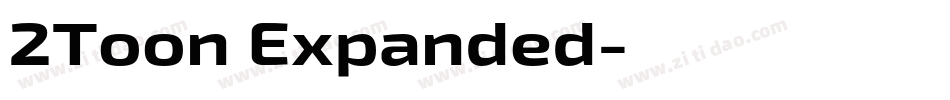2Toon Expanded字体转换